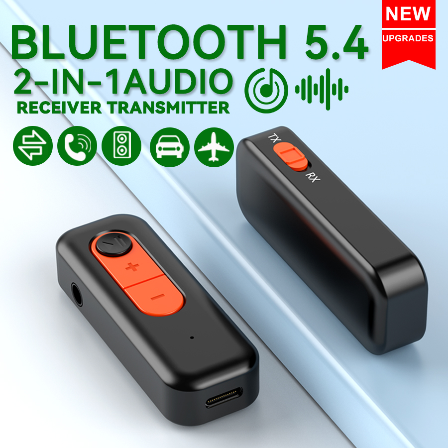 Desk Hifi Setup - Bluetooth 5.4 Audio Receiver Transmitter 3.5mm