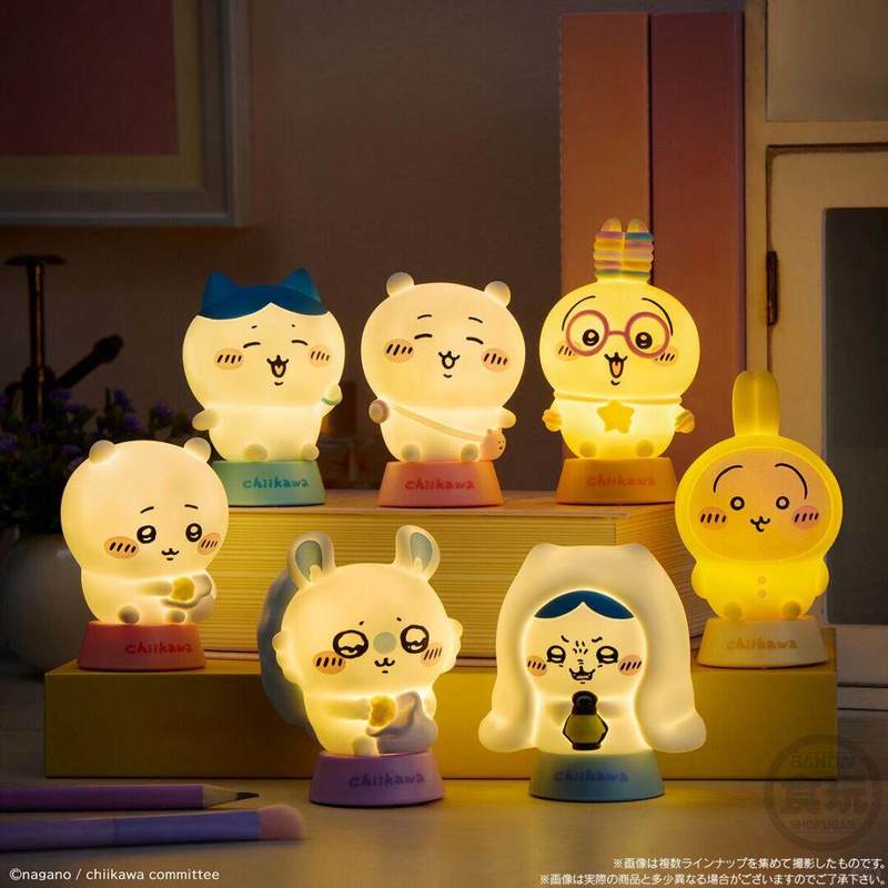 Desk Setup Light - Bandai Chiikawa Anime Night Light Figure