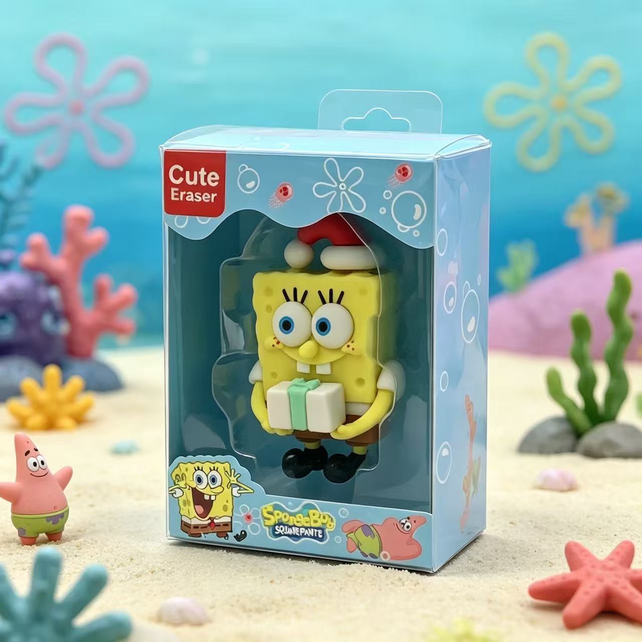 Desk Setup Design - SpongeBob SquarePants Creative Erasers – Cute