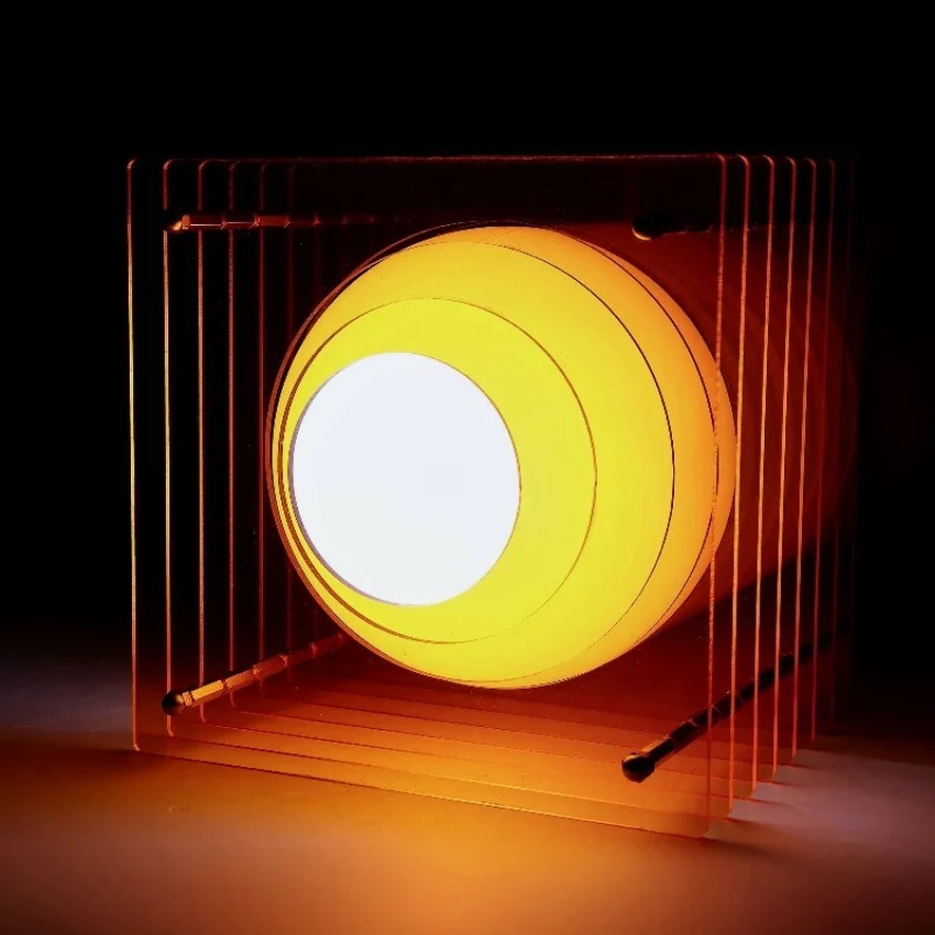 Desk Setup Light - DIY Acrylic Thousand Layer Lamp Moon