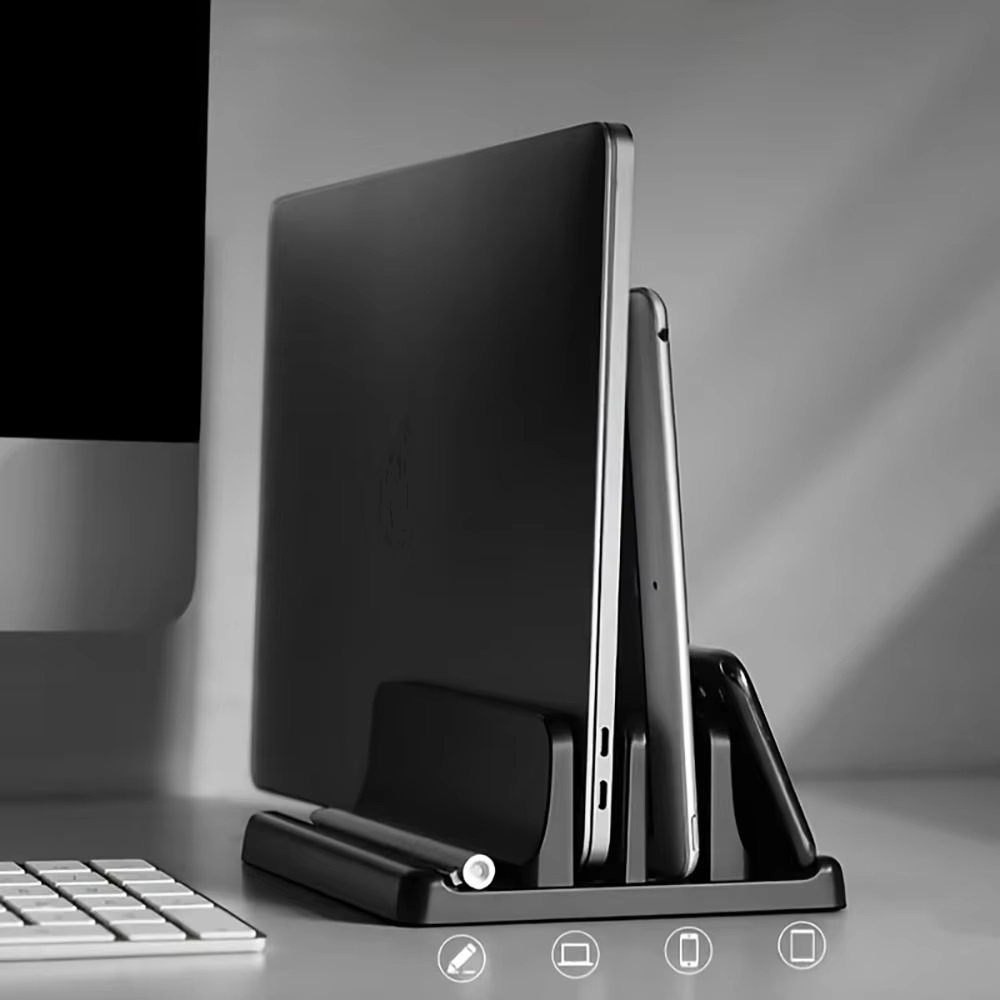 Vertical Laptop Stand - Laptop stand, vertical storage rack suitable
