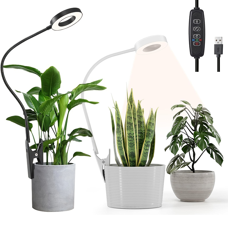 Desk Setup Plant - 2-in-1 LED Grow Light & Reading