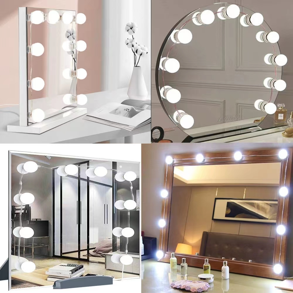 Desk Setup Light - LED Light Paste Mirror Makeup Light