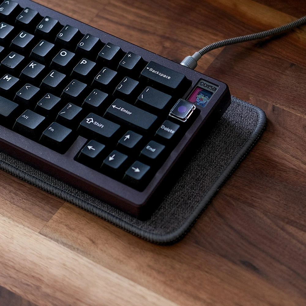 Desk Hifi Setup - ECHOME Linen HIFI Keyboard Pad Desk