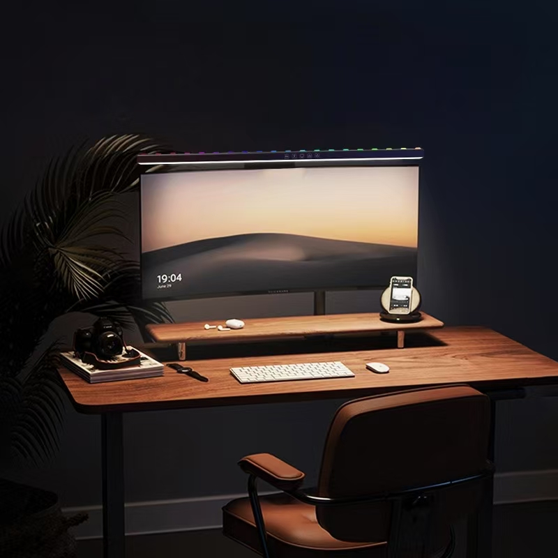 Eye-Friendly LED Monitor Light - Desk Setup On Bed 评论和价格