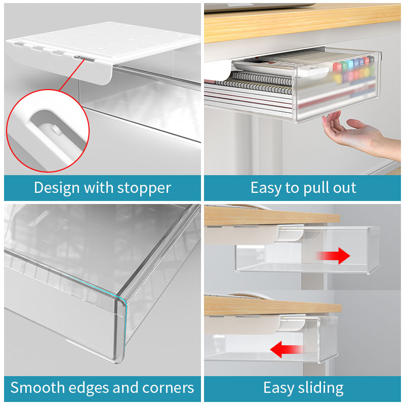 Under Desk Hidden Drawer Syste - Desk Setup Study 评论和价格