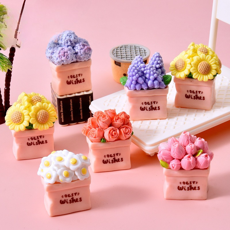 Mini Flower Pot Plant Sunflowe - Desk Setup Plant 评论和价格
