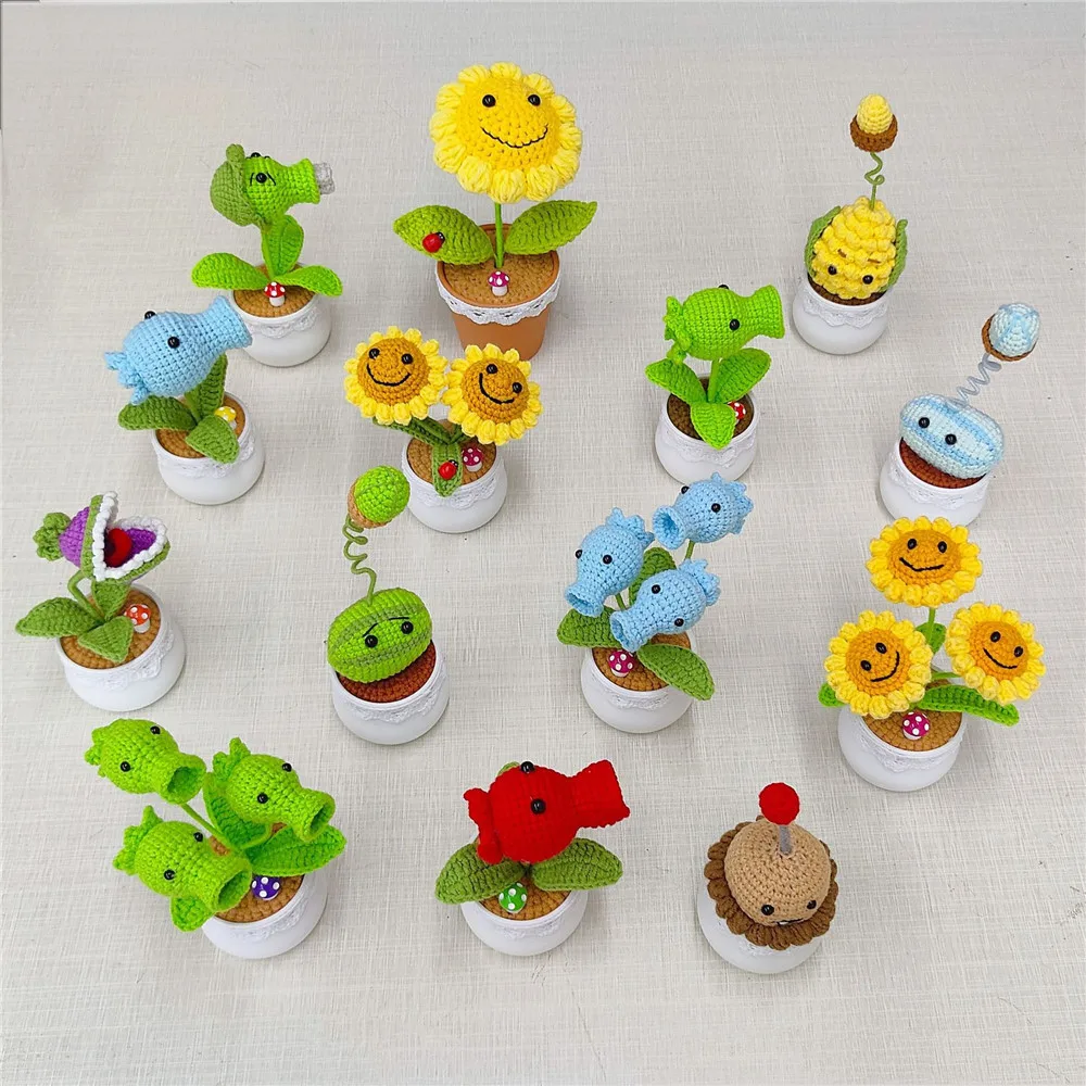 Plants Zombies Sunflower Pea F - Desk Setup Plant 评论和价格