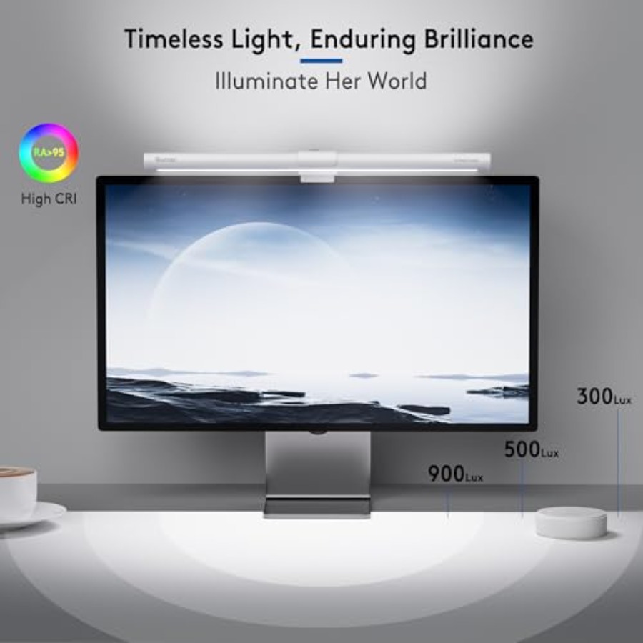 Monitor Light Bar with Remote, - Desk Setup In Office 评论和价格