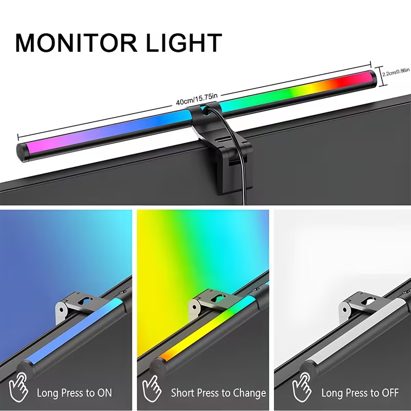 Monitor Light Bar RGB Lightbar - Desk Setup Study 评论和价格