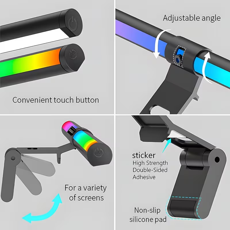 Monitor Light Bar RGB Lightbar - Desk Setup Study 评论和价格