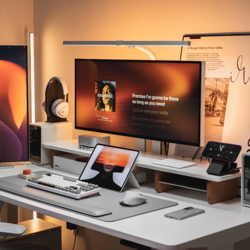 Modern Monitor Riser Stand Erg - Desk Setup For Laptop And Monitor 评论和价格