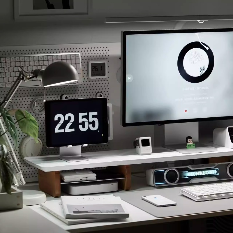 Modern Monitor Riser Stand Erg - Desk Setup For Laptop And Monitor 评论和价格