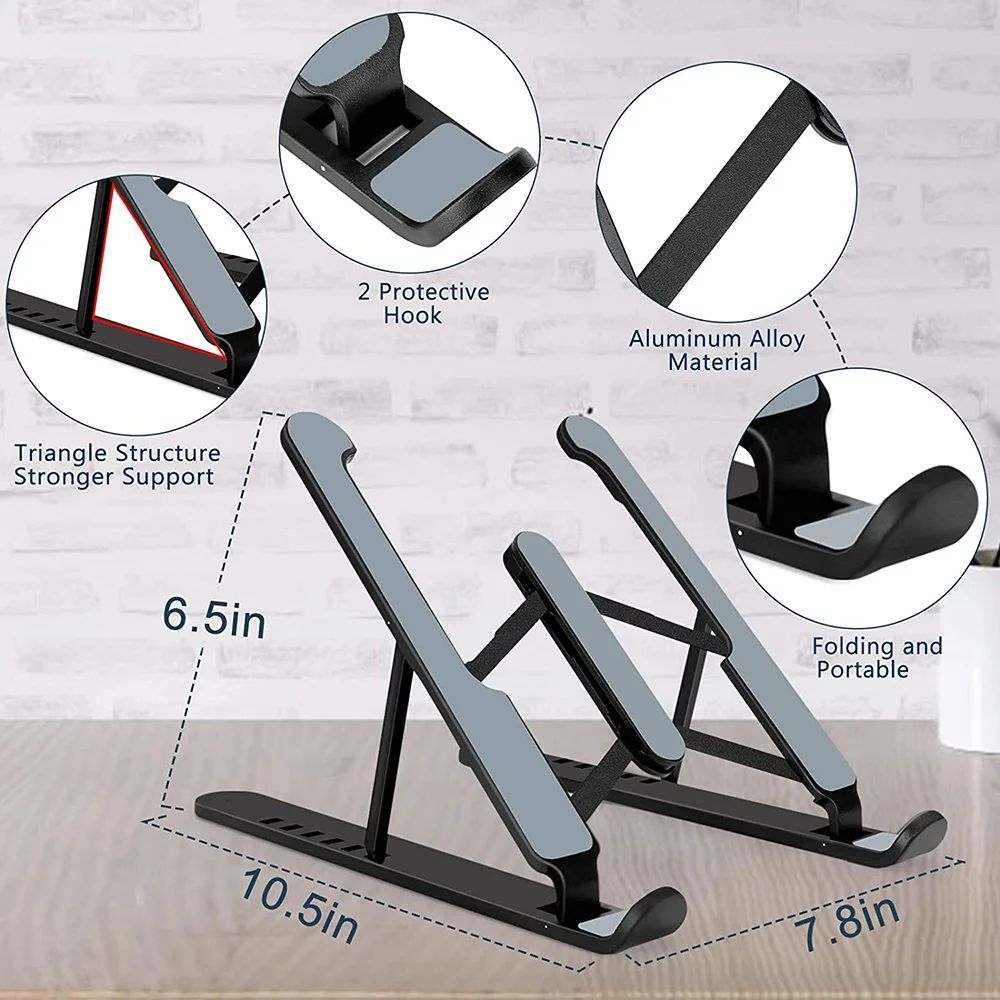 Foldable Laptop Stand Adjustab - Desk Setup Macbook 评论和价格