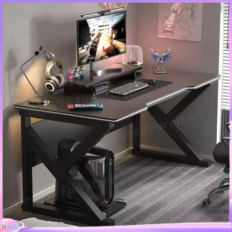 Cafe Metal Gaming Desk Black M - Desk Setup In Office 评论和价格