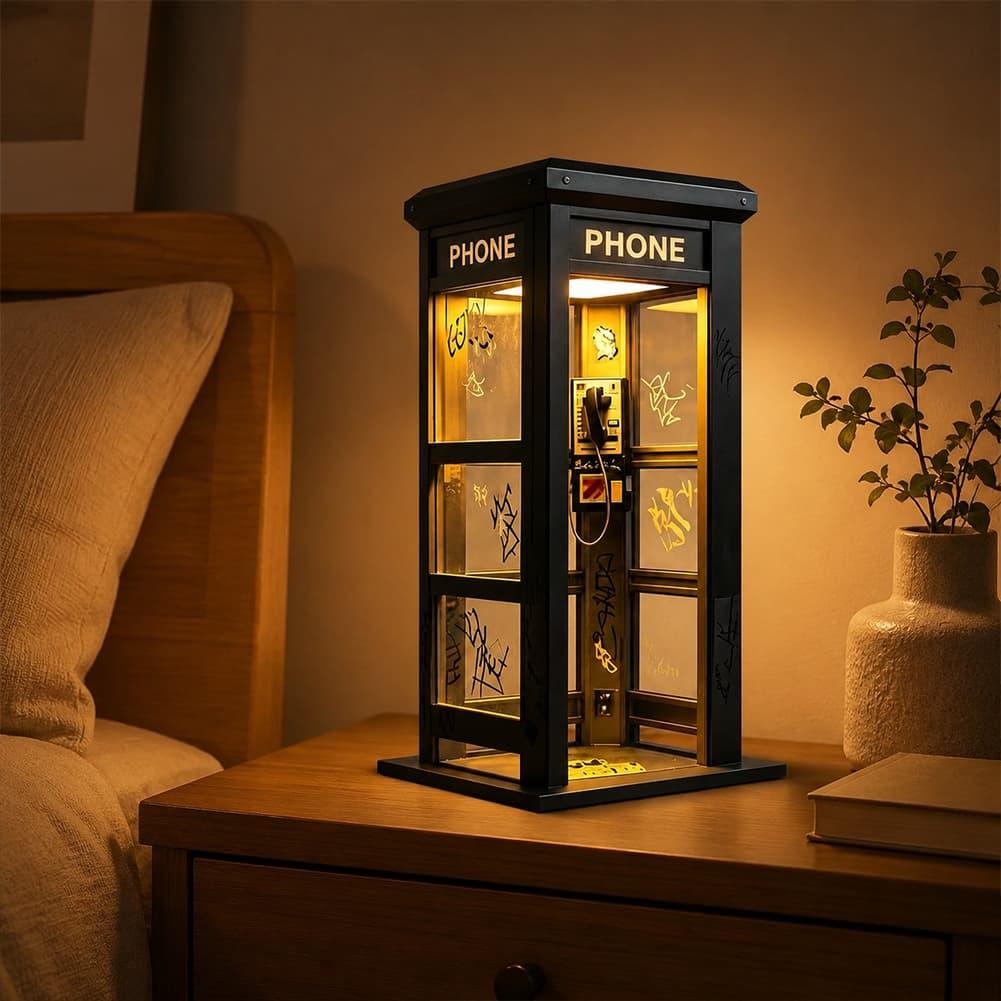 Retro Graffiti Phone Booth Tab - Desk Setup Light 评论和价格