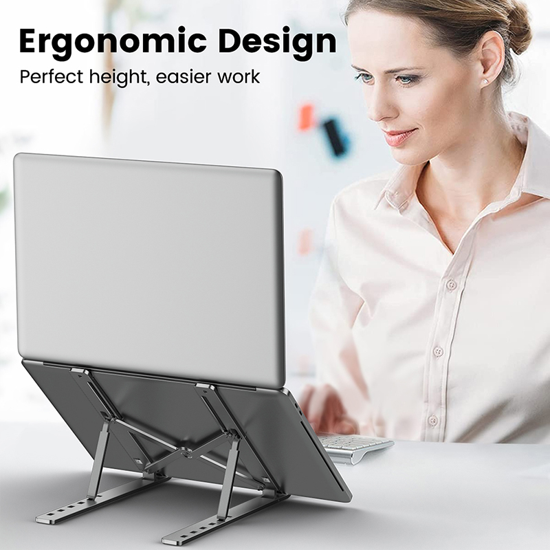 Metal Portable Foldable Laptop - Desk Setup Macbook 评论和价格