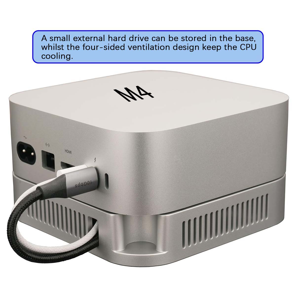 Stand for Mac Mini M4/M4 Pro,  - Vertical Laptop Stand 评论和价格