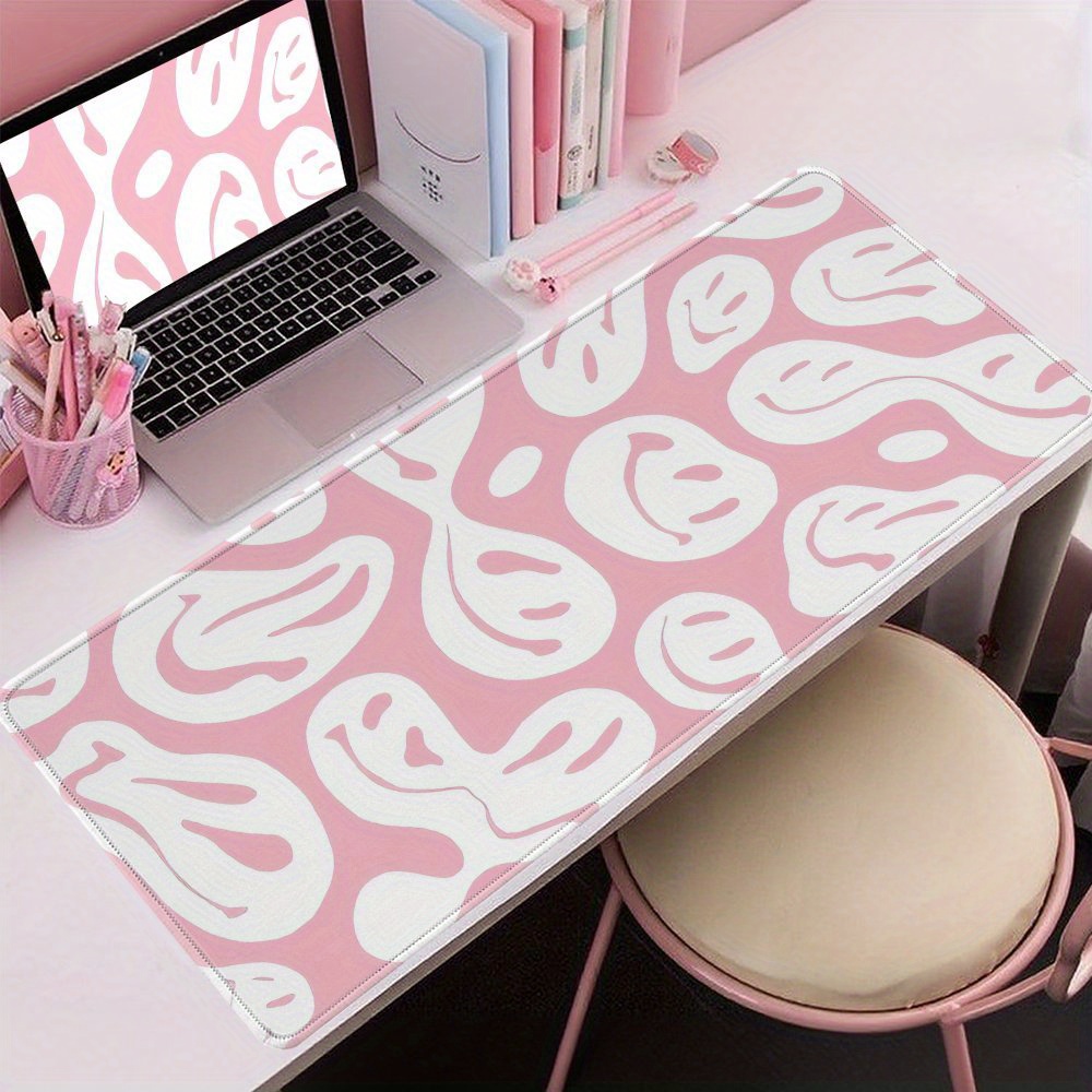 Aesthetic Pink Desk Mat Large  - Desk Setup Study 评论和价格