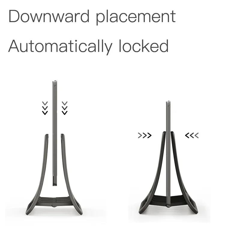 Anti-Slip Vertical Laptop Stan - Vertical Laptop Stand 评论和价格