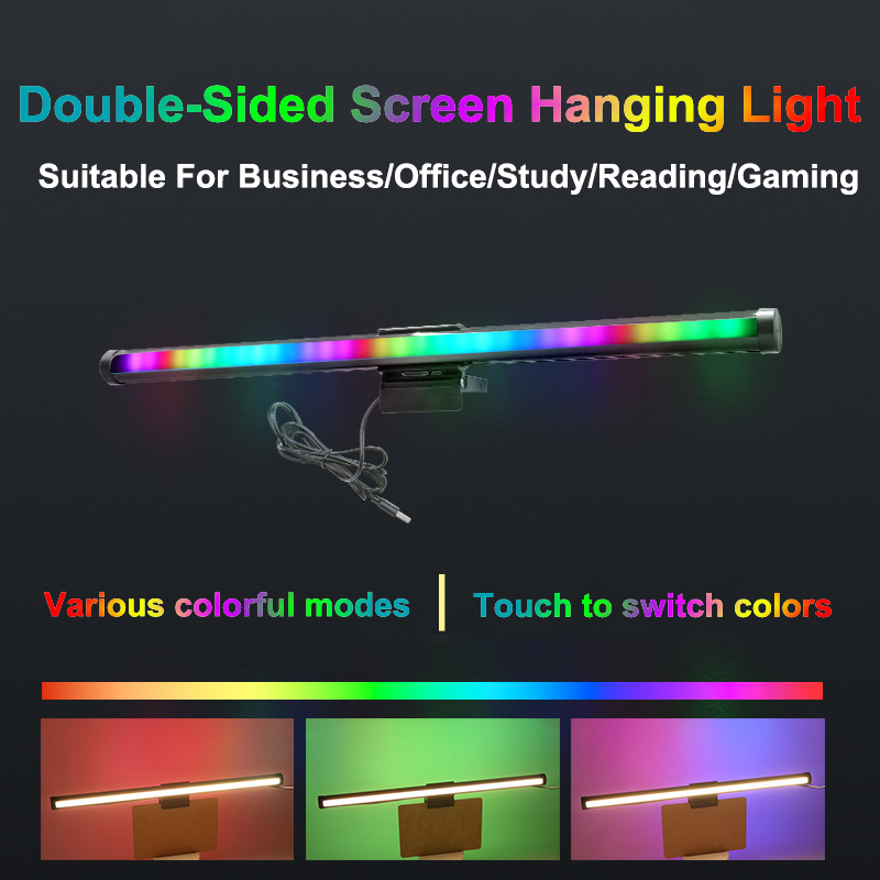 LED Monitor Hanging Desk Light - Desk Setup On Bed 评论和价格