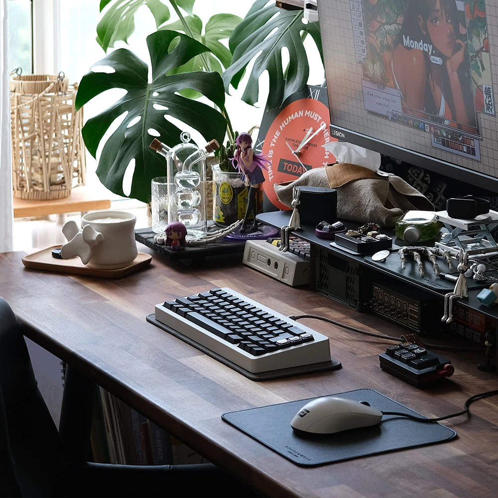 ECHOME Linen HIFI Keyboard Pad - Desk Hifi Setup 评论和价格