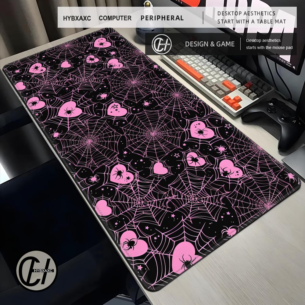 90x40 White or Pink Spiderweb  - Desk Setup Tech 评论和价格