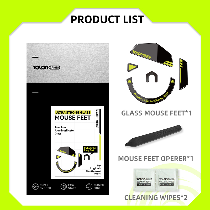 TALONGAMES Glass Mouse Skates  - Logitech Mouse G502 评论和价格