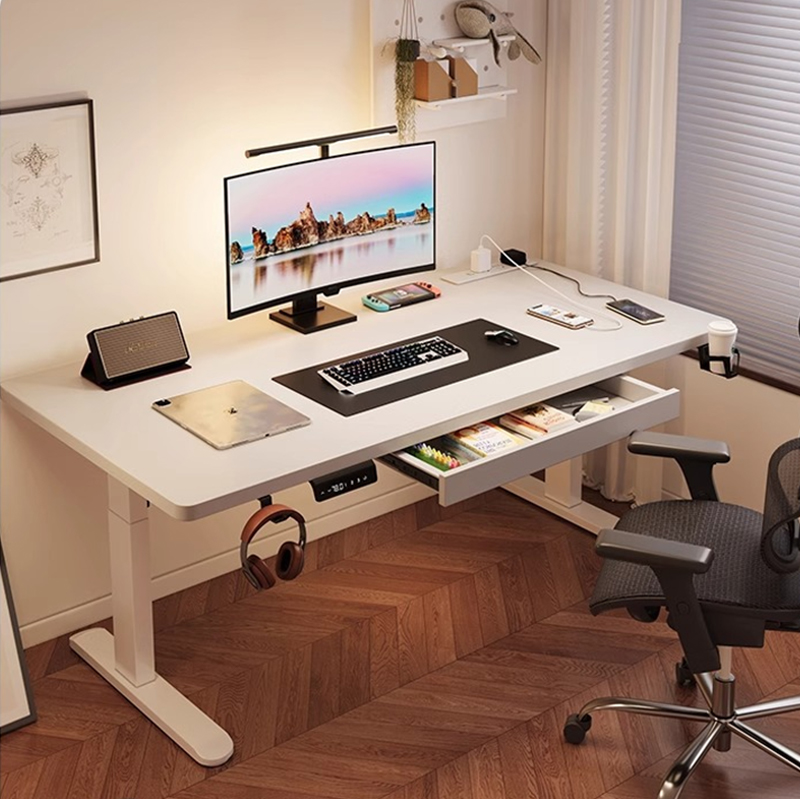 Modern Iron Dual Motor Electri - Desk Setup In Office 评论和价格