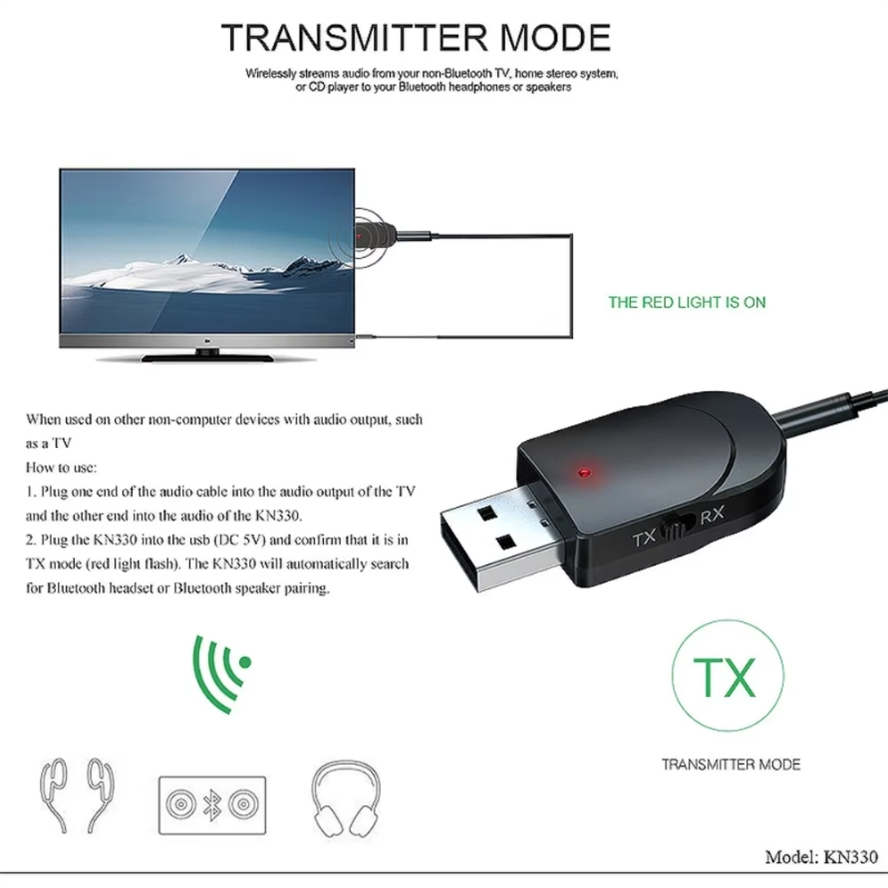 KN330 3 in 1 Bluetooth 5.0 Tra - Desk Hifi Setup 评论和价格
