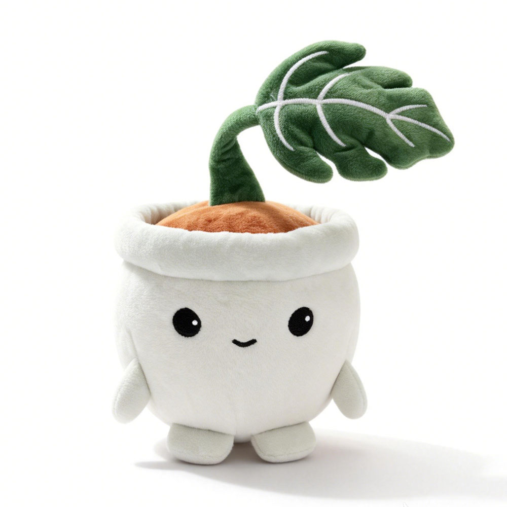 Cute Monstera Plush Potted Pla - Desk Setup Plant 评论和价格