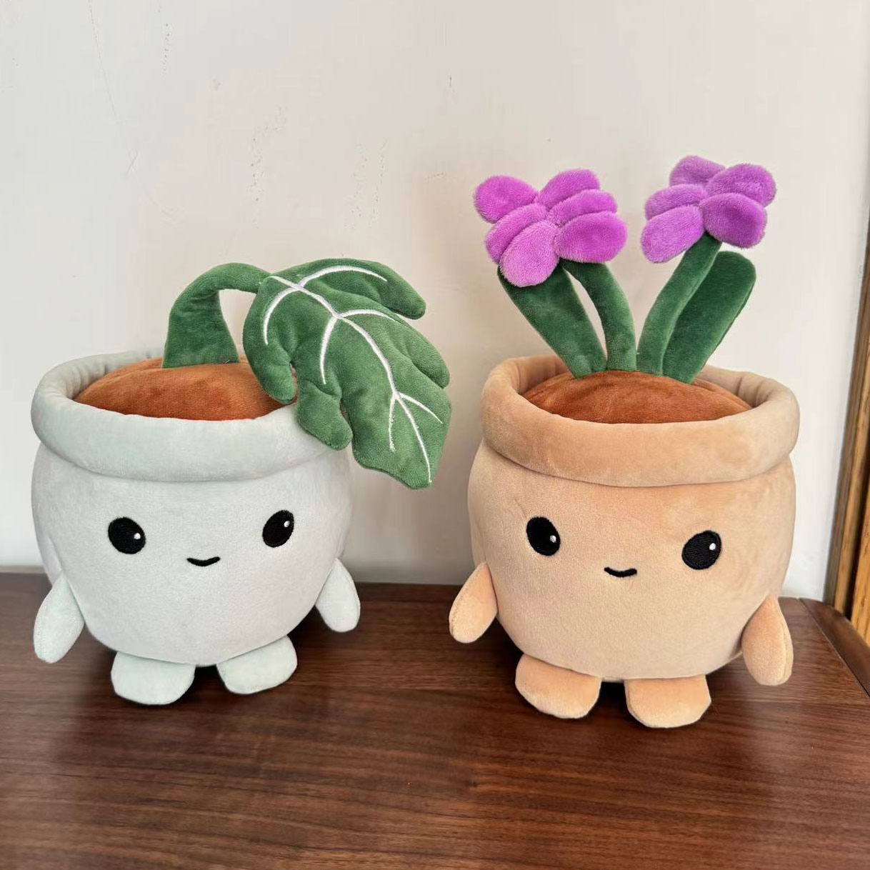Cute Monstera Plush Potted Pla - Desk Setup Plant 评论和价格