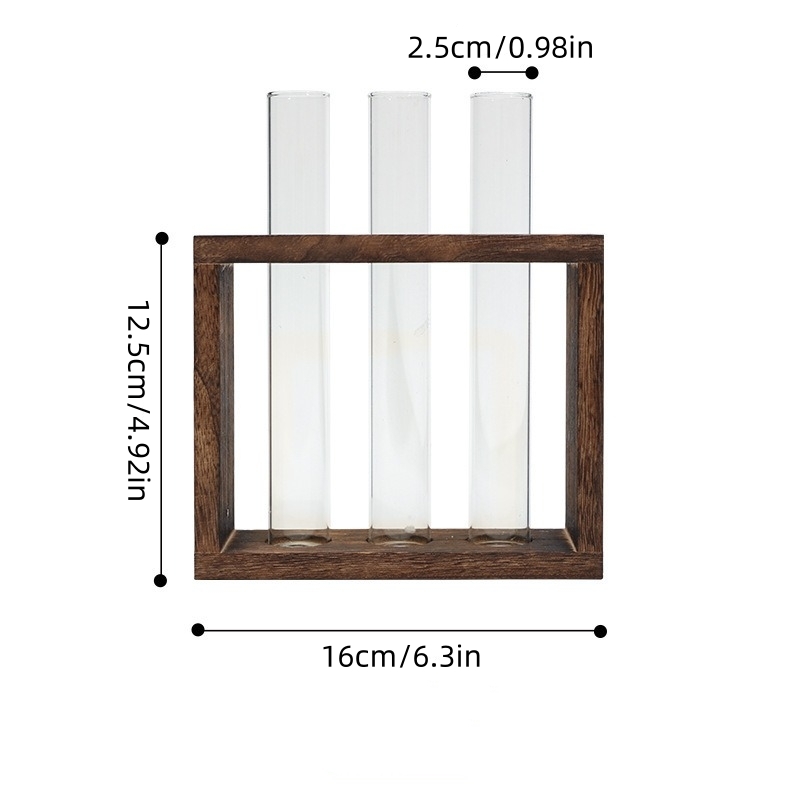 5-Tube Glass Hydroponic Plante - Desk Setup Plant 评论和价格