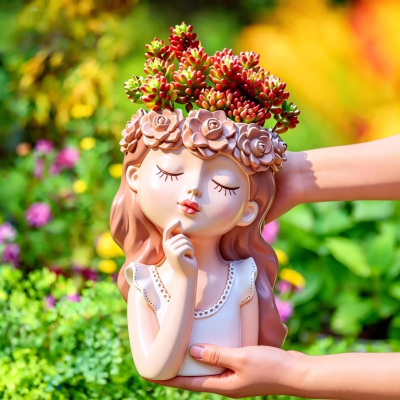 Contemplative Flower Fairy Vas - Desk Setup Plant 评论和价格