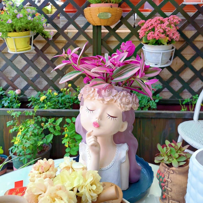Contemplative Flower Fairy Vas - Desk Setup Plant 评论和价格