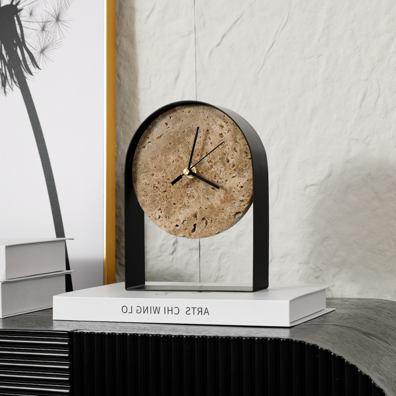 Luxurious Marble Desktop Clock - Desk Setup Study 评论和价格