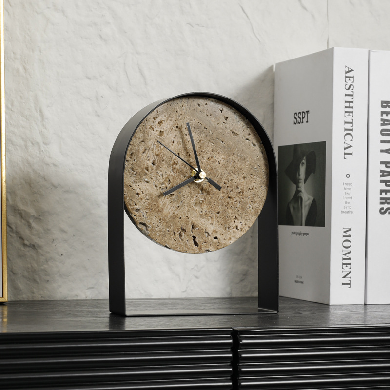 Luxurious Marble Desktop Clock - Desk Setup Study 评论和价格