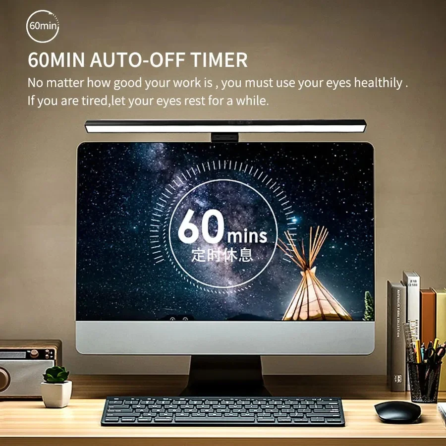 33cm 50cm LED Monitor Light Re - Desk Setup Tech 评论和价格