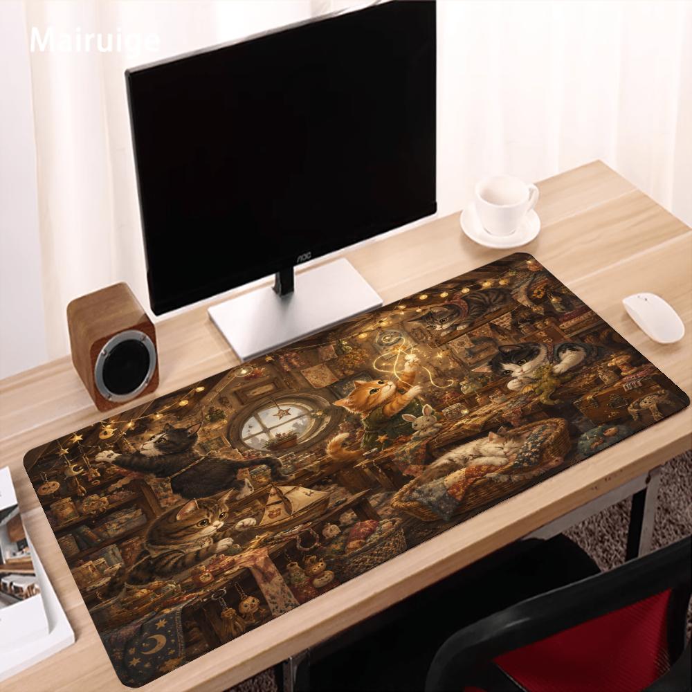 Cats Mouse Pad Anti-slip Desk  - Desk Setup Study 评论和价格