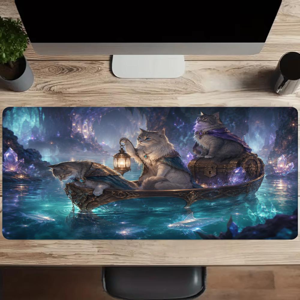 Cats Mouse Pad Anti-slip Desk  - Desk Setup Study 评论和价格