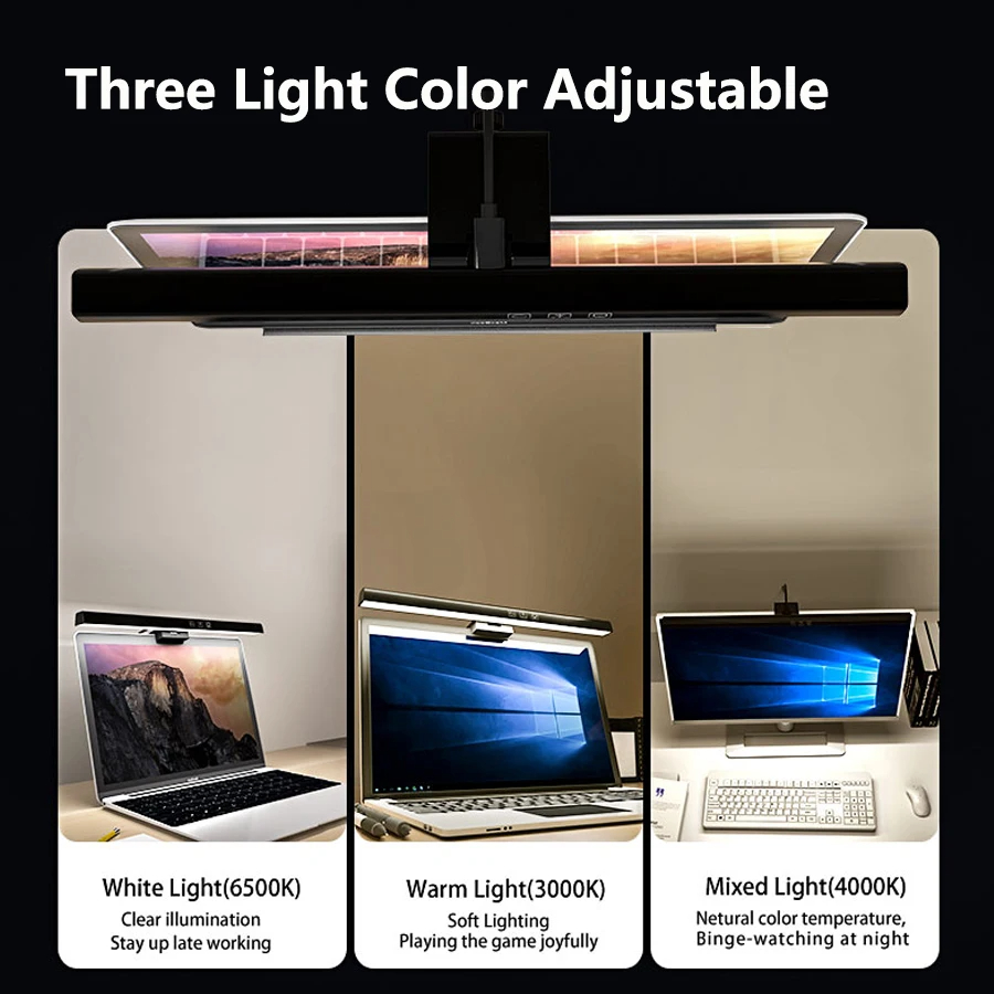 LED Monitor Light Bar 33cm 50c - Desk Setup On Bed 评论和价格