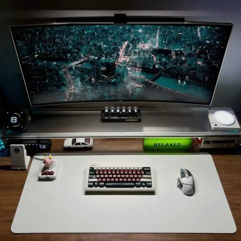 Aluminum Monitor Stand Acrylic - Desk Setup For Laptop And Monitor 评论和价格