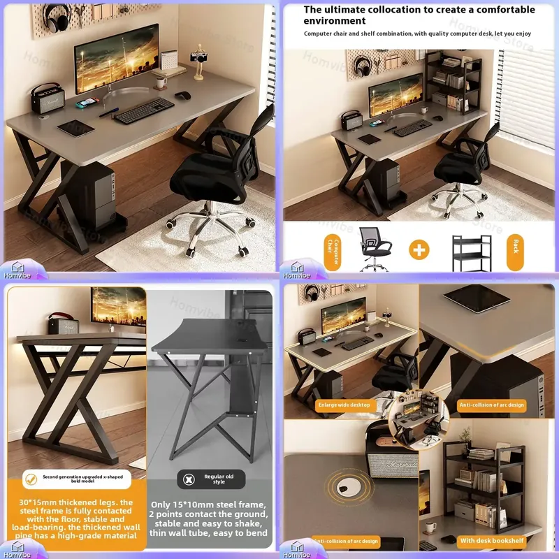 Modern Wooden Computer Desk fo - Desk Setup Study 评论和价格