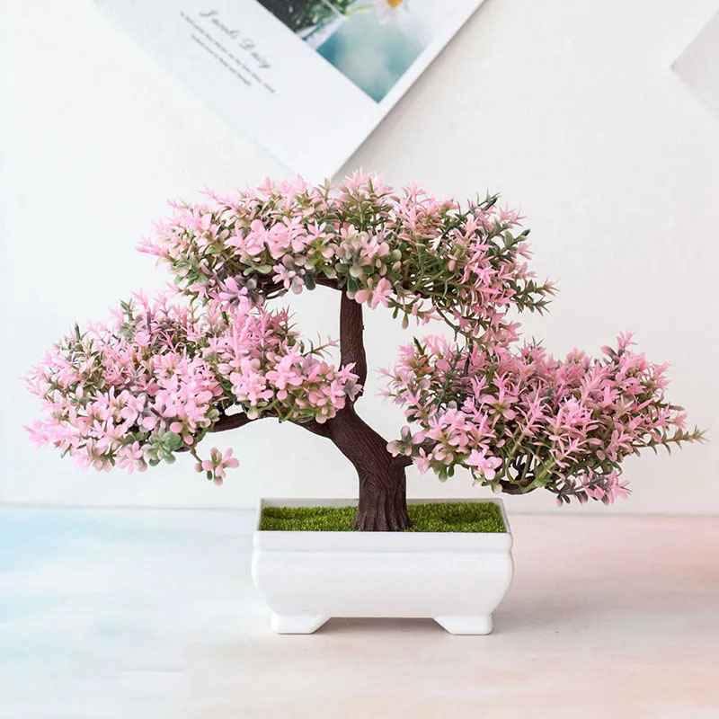 Artificial Plants Bonsai Fake  - Desk Setup Plant 评论和价格