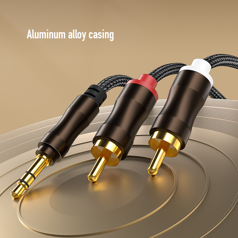 RCA To 3.5 mm Jack Aux Audio C - Desk Hifi Setup 评论和价格