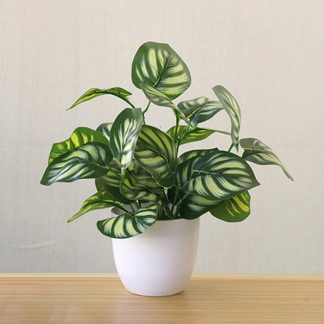 1PC Artificial Foliage Plant P - Desk Setup Plant 评论和价格