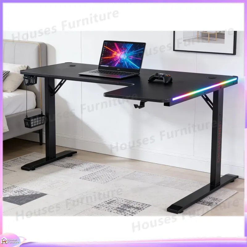 Large 160cm Gaming Desk with L - Desk Setup In Office 评论和价格